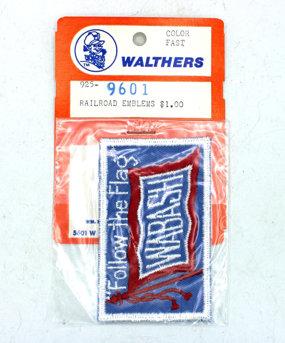 NOS Walthers "Follow the Flag" Wabash Railroad Patch